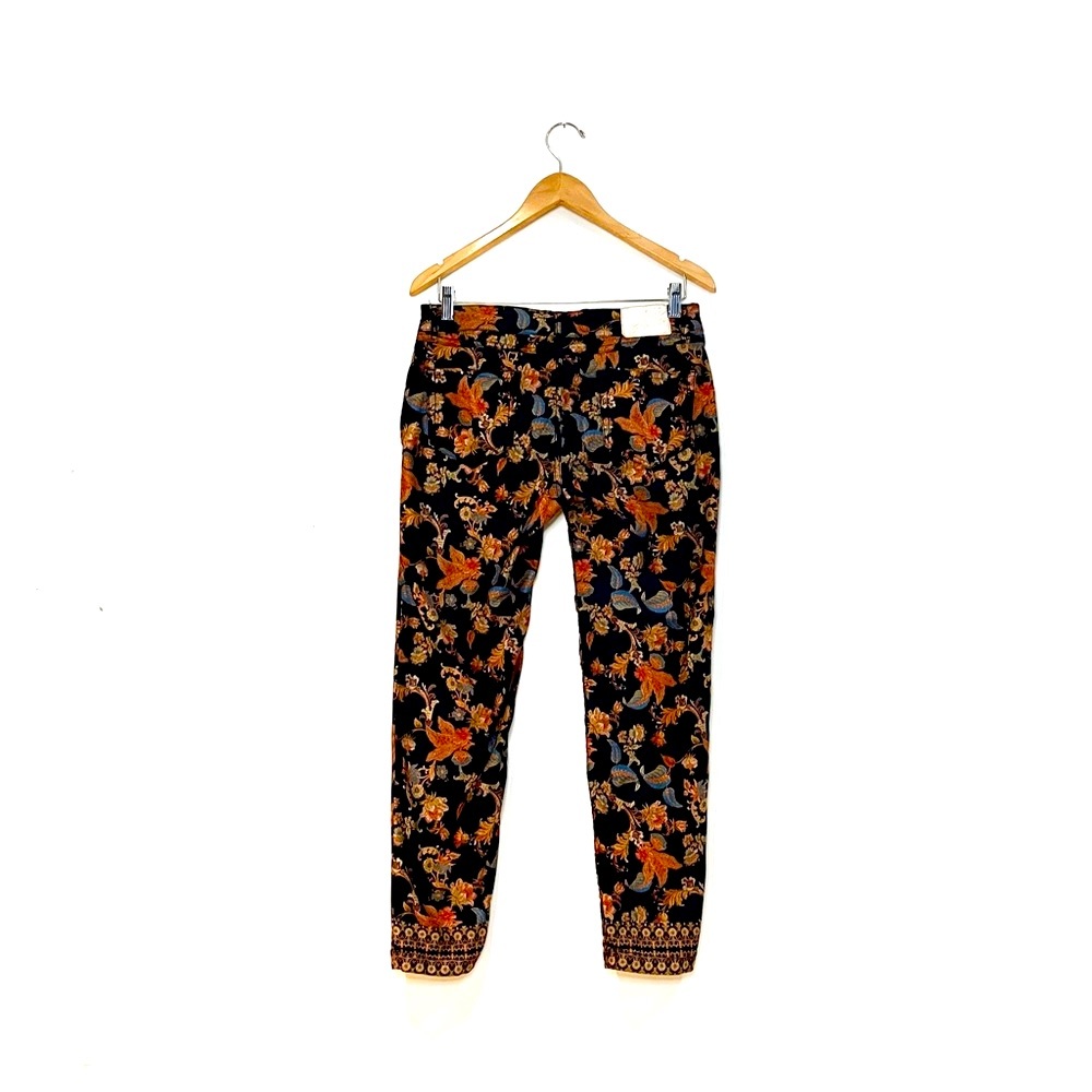 Desigual pants with flower patterns size 42 = medium